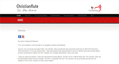 Desktop Screenshot of christianflute.com